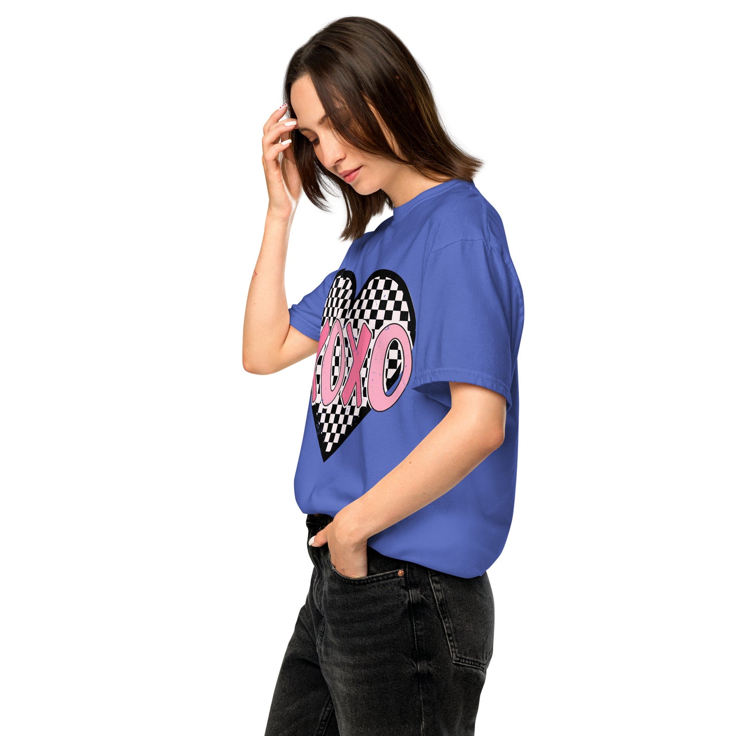 XOXO Unisex garment-dyed heavyweight t-shirt