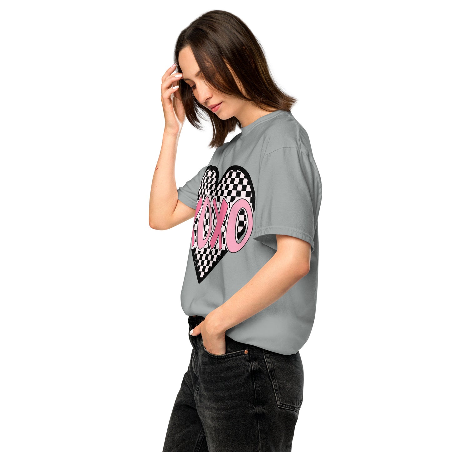 XOXO Unisex garment-dyed heavyweight t-shirt