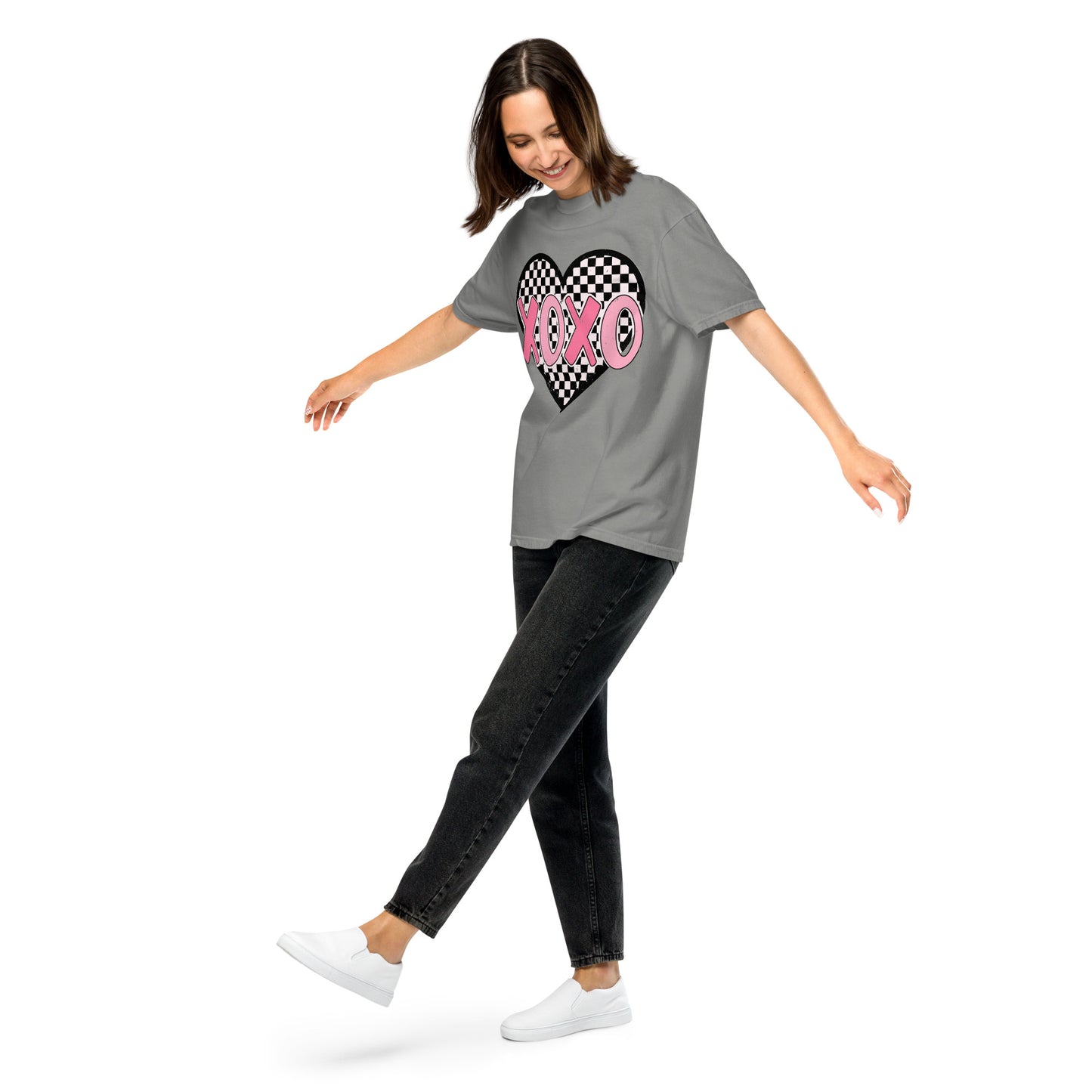XOXO Unisex garment-dyed heavyweight t-shirt