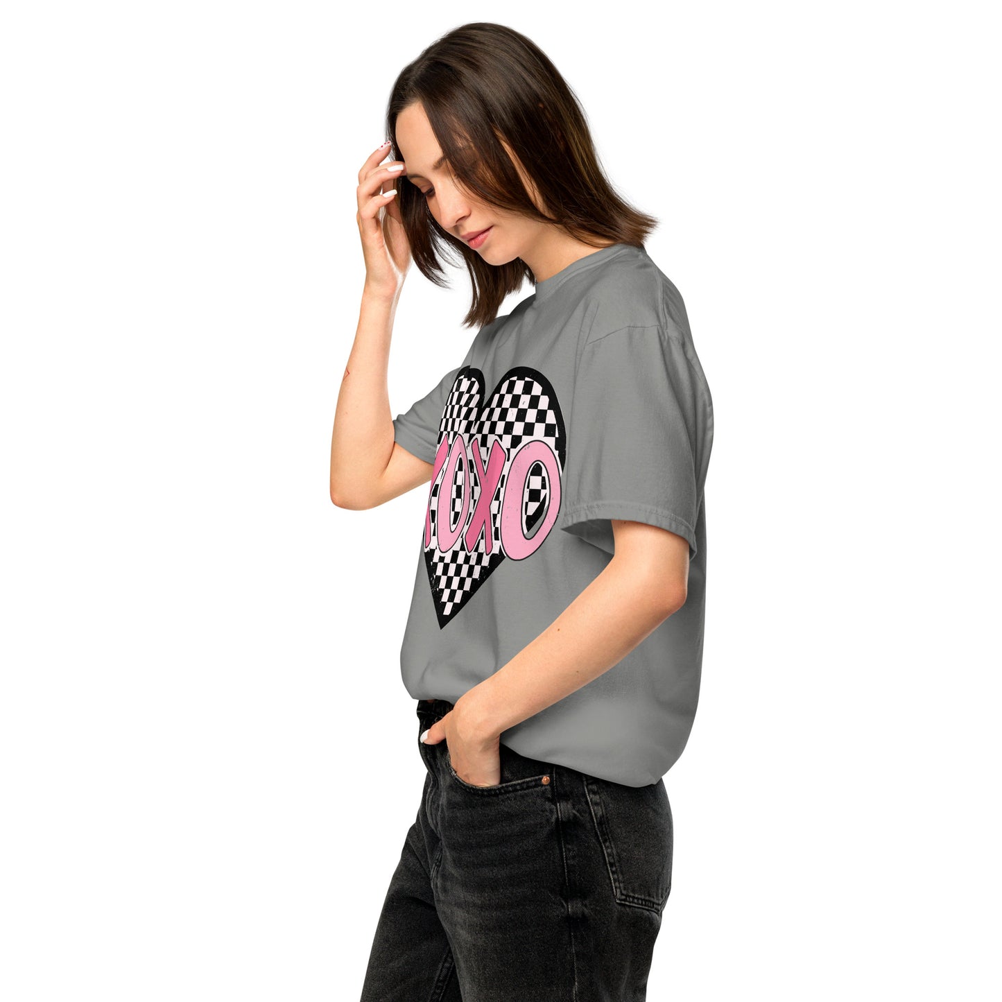 XOXO Unisex garment-dyed heavyweight t-shirt