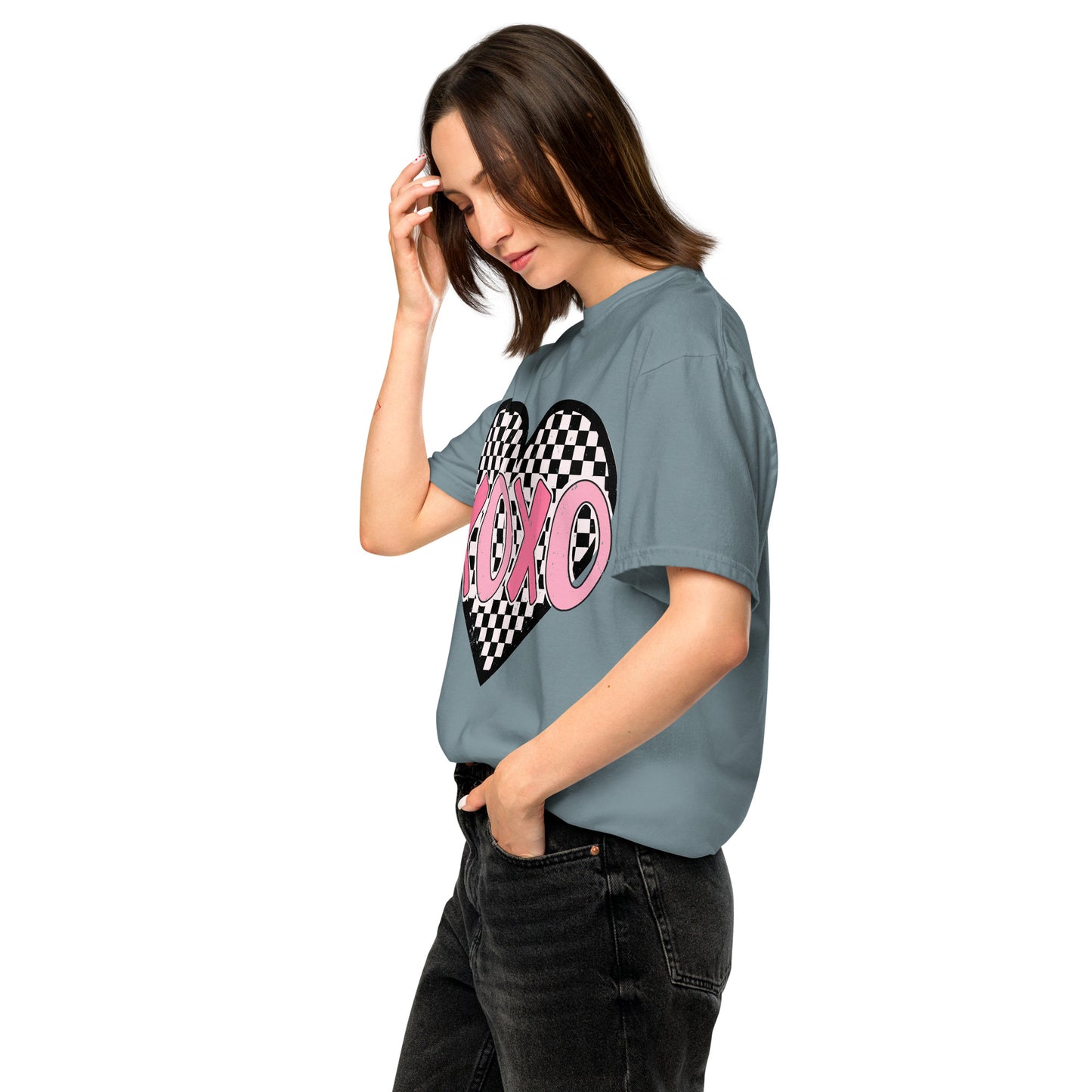 XOXO Unisex garment-dyed heavyweight t-shirt