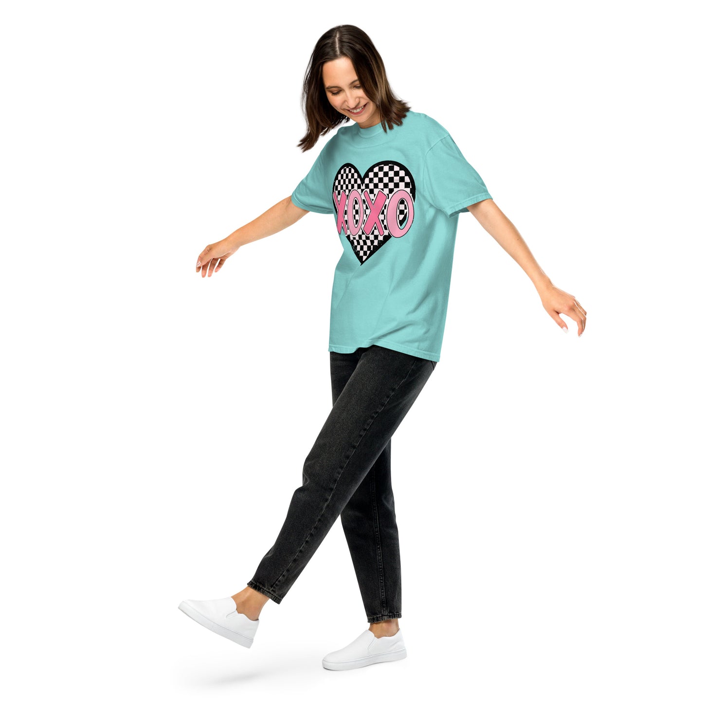 XOXO Unisex garment-dyed heavyweight t-shirt