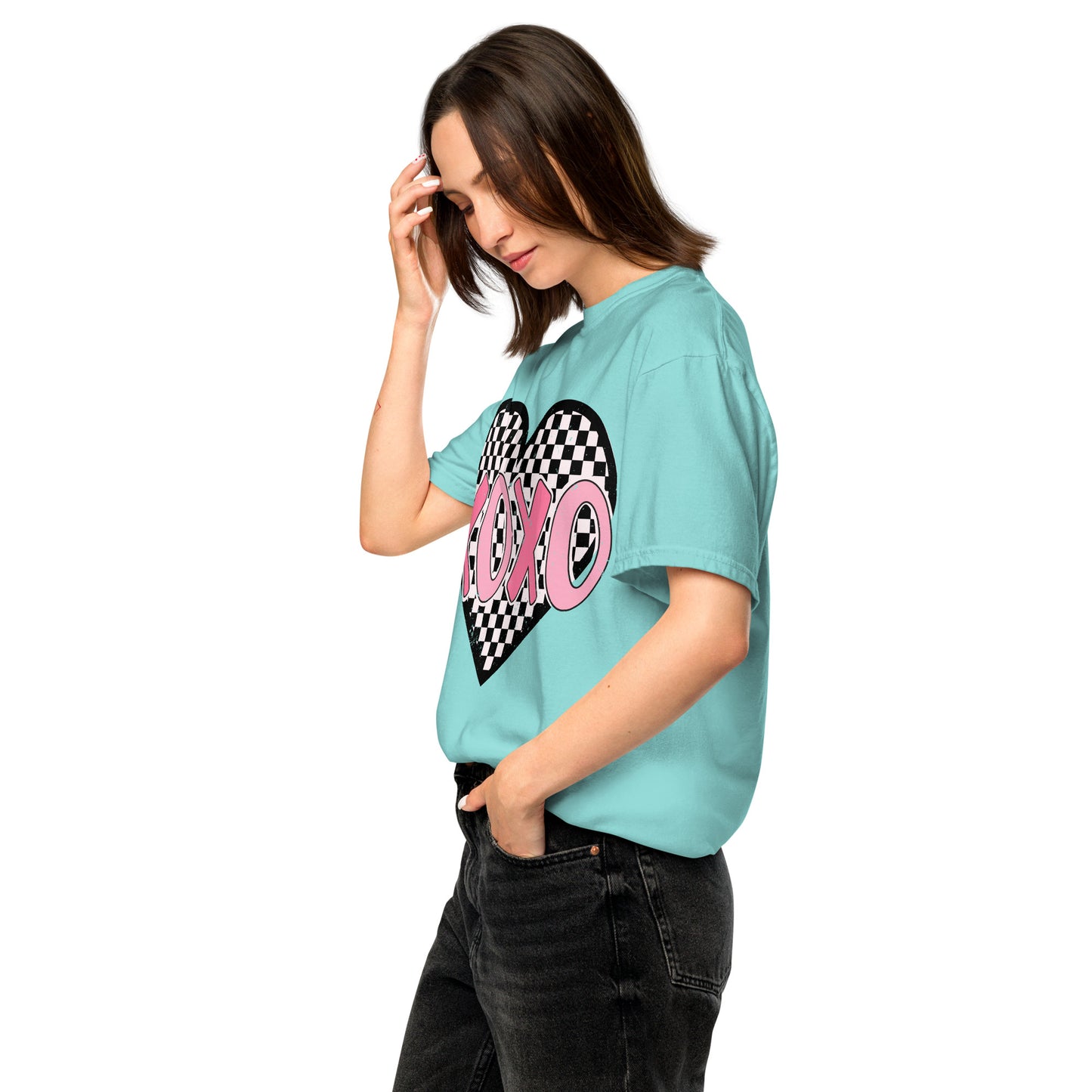 XOXO Unisex garment-dyed heavyweight t-shirt
