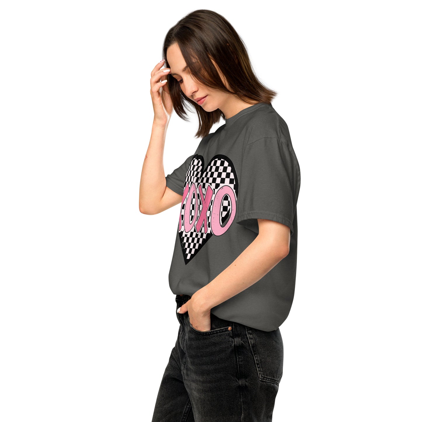 XOXO Unisex garment-dyed heavyweight t-shirt