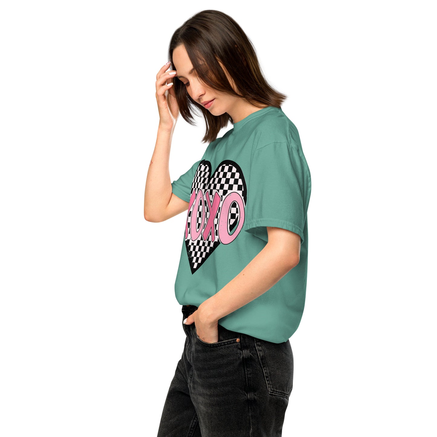 XOXO Unisex garment-dyed heavyweight t-shirt