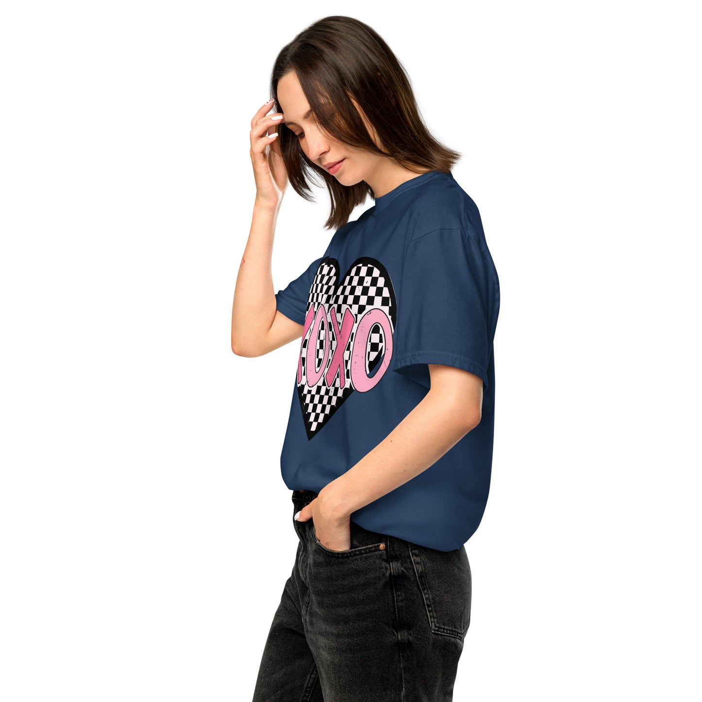 XOXO Unisex garment-dyed heavyweight t-shirt
