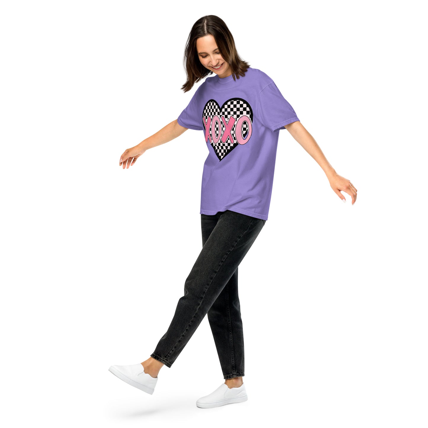 XOXO Unisex garment-dyed heavyweight t-shirt